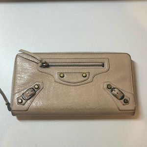 Balenciga city moto zippy long wallet